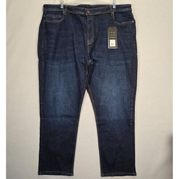 NYC The Perfect Jean Men’s Athletic Fit Mariner - Dark Blue Size 48 X 32 NEW - Picture 1 of 11